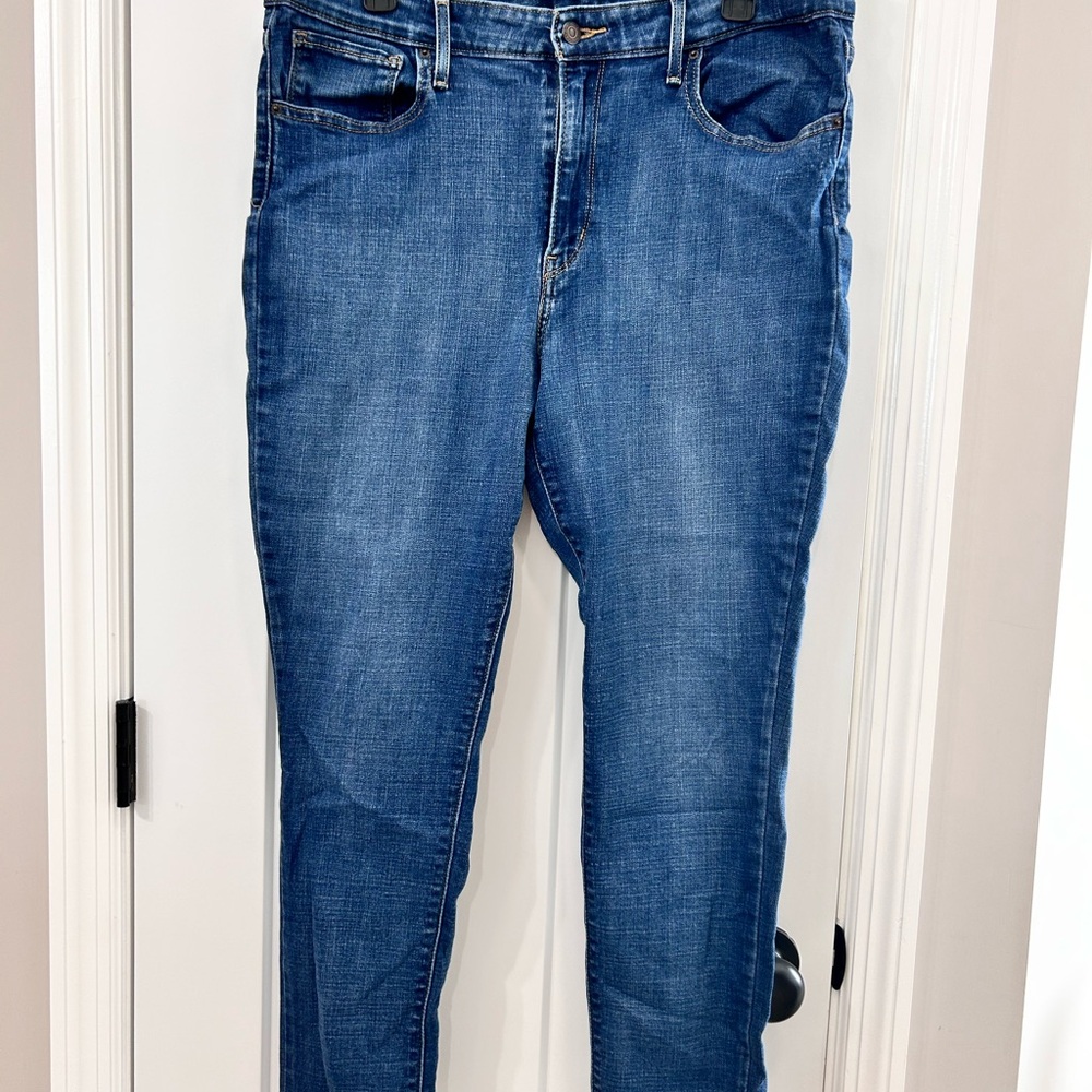Levi's High Rise Skinny Classic Indigo Jeans Women 721